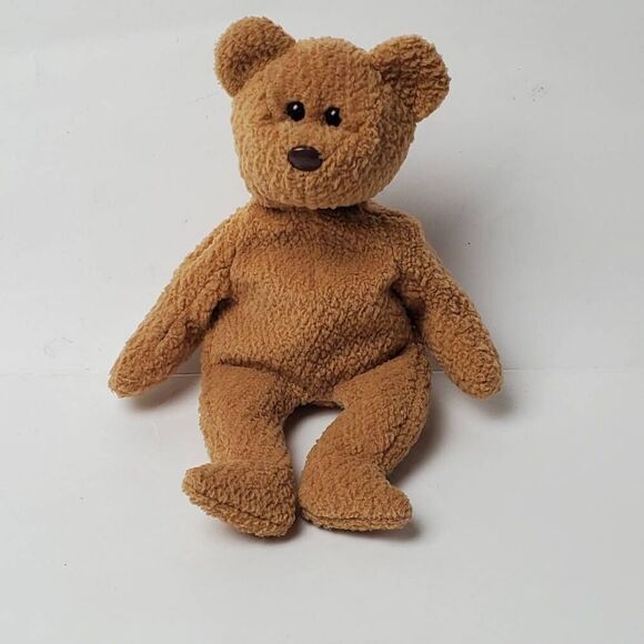 Ty Beanie Baby CURLY Stuffed Plushy Toy - Picture 1 of 4